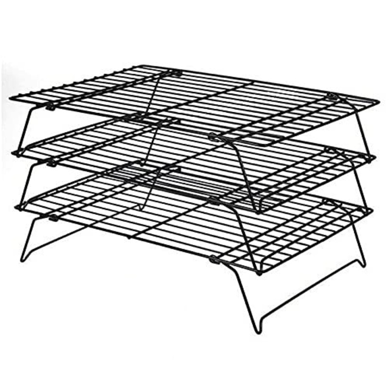 Buy 3Tier Cooling Rack Stackable Baking Racks Nonstick Collapsible