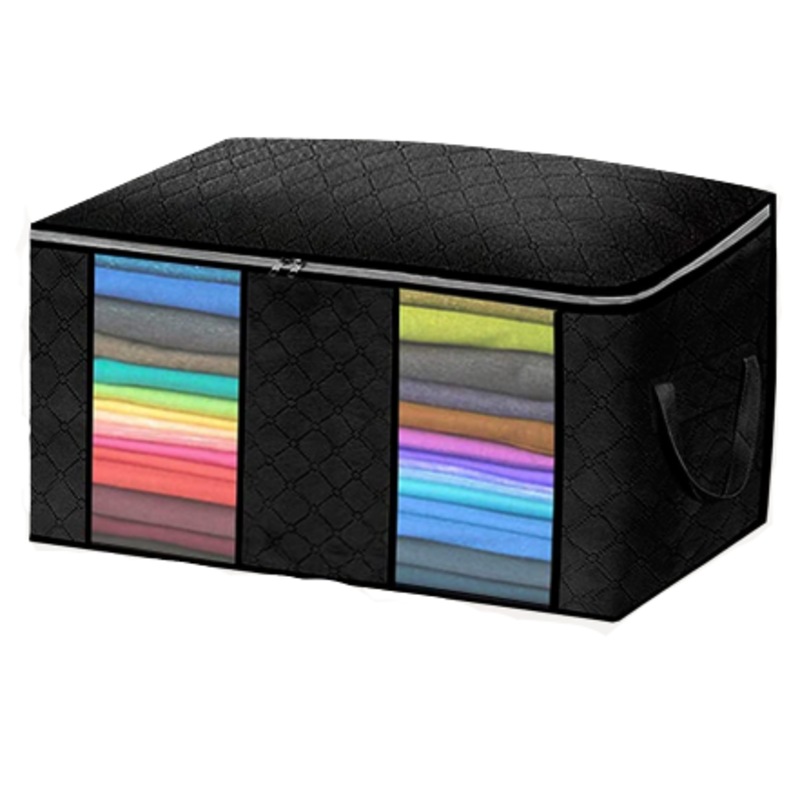 Buy 4Pack Large Storage Box Bags 90L Clothes Organizer and Foldable