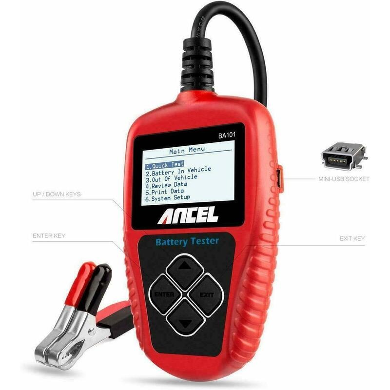 ANCEL BA101 Professional 12V 1002000 CCA 220AH Automotive Load Battery