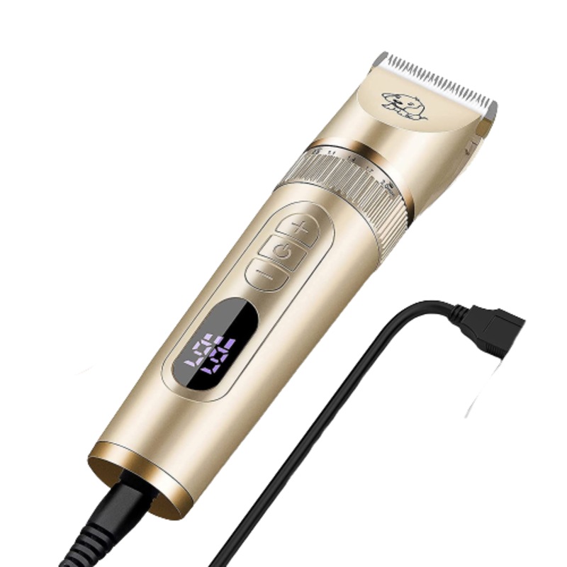 Buy Dog Grooming Kit Electric Pet Grooming Clippers 14 pcs Professional Cordless Trimmers MyDeal