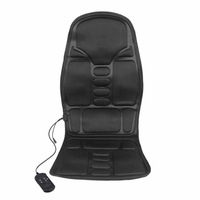 Full Body Neck Back Shiatsu Massage Chair Seat Heat Car Massager Pad