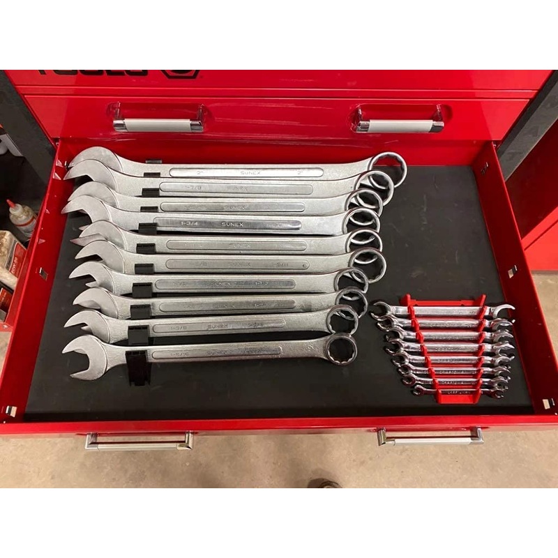 Buy Garage Rack Toolbox Angled Wrench Organizer for Large Wrenches 1