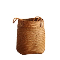Hand-Woven Fruit Gardening Storage Basket Nordic Simple Wall Hanging Storage Box