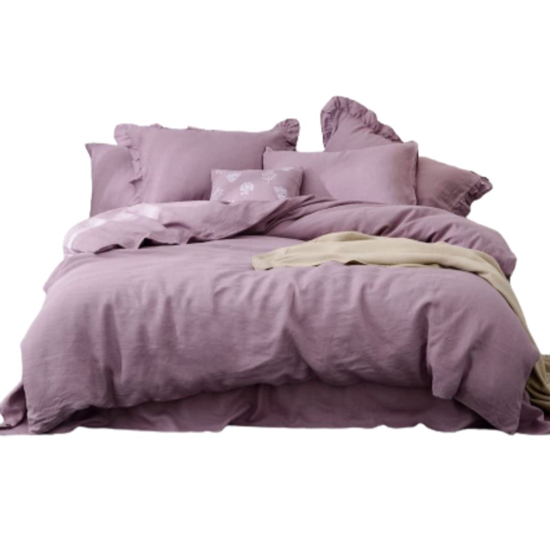 Buy Linen Quilt Cover Set,100 Pure French Linen Doona Cover Set