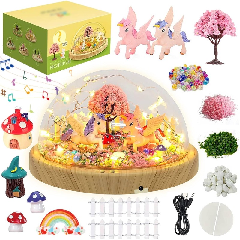 Buy Make Your Own Unicorn Night Light with Music, Edition Unicorn Toys