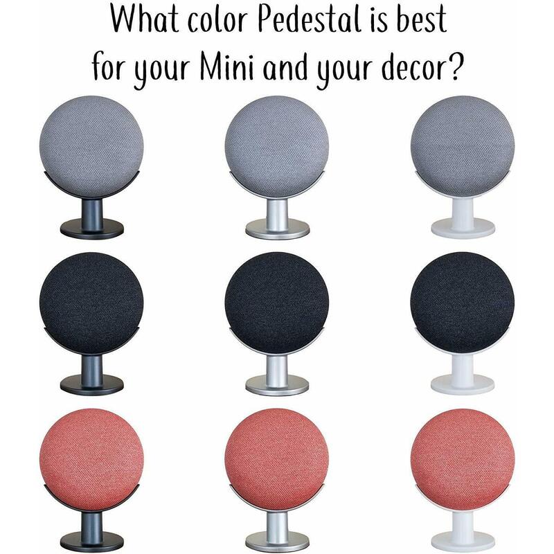 mount genie google home mini pedestal