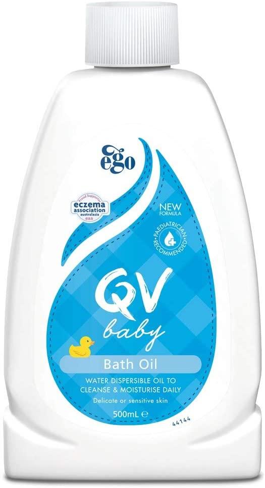 QV Baby Bath Oil Shower and Bath Oil 500ml, 500 ml