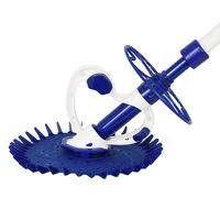 Swimming Pool Cleaner Floor Climb Wall Automatic Vacuum 1M Suction Hose Blue