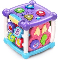 Turn & Learn Cube - Interactive Cube and Shape sorter - - Purple