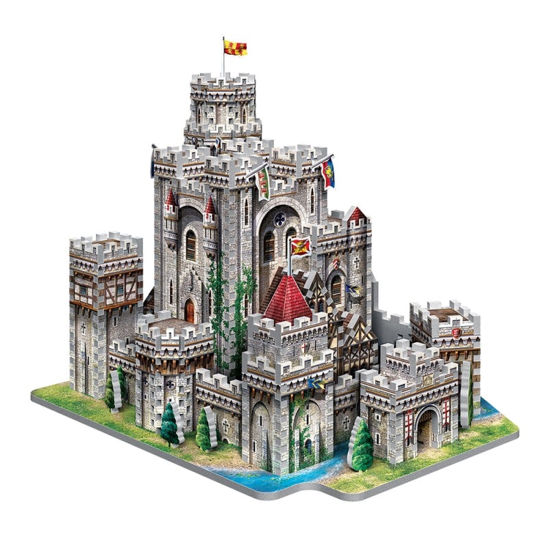 Wrebbit 3D Puzzles : CASTLES &amp; CATHEDRALS - Camelot - 865 Pieces - Age ...