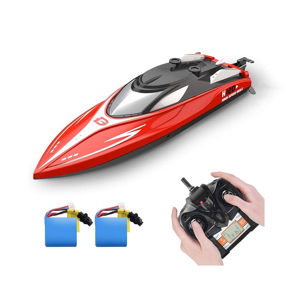 Auto Flip Recovery 2.4 Ghz Transmitter Speed of 30 Mph Professional Series Top Race Remote Control RC Boat 