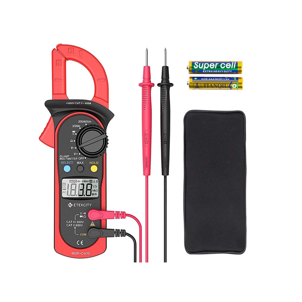 Etekcity Digital Clamp Meter Multimeter AC Current and AC/DC Voltage Tester Australia