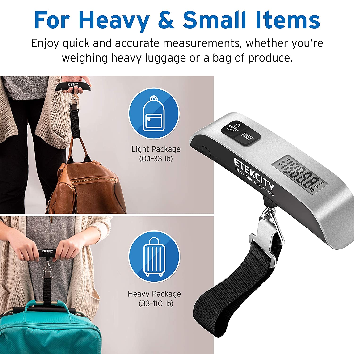 Etekcity Luggage Scale Digital Portable 