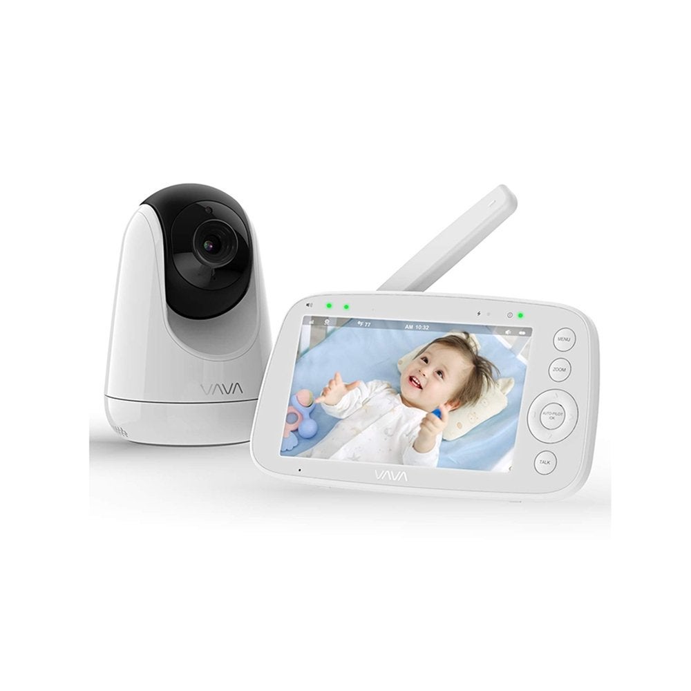 VAVA Baby Monitor 5" HD Display Video with Camera Audio IPS Screen Night Vision