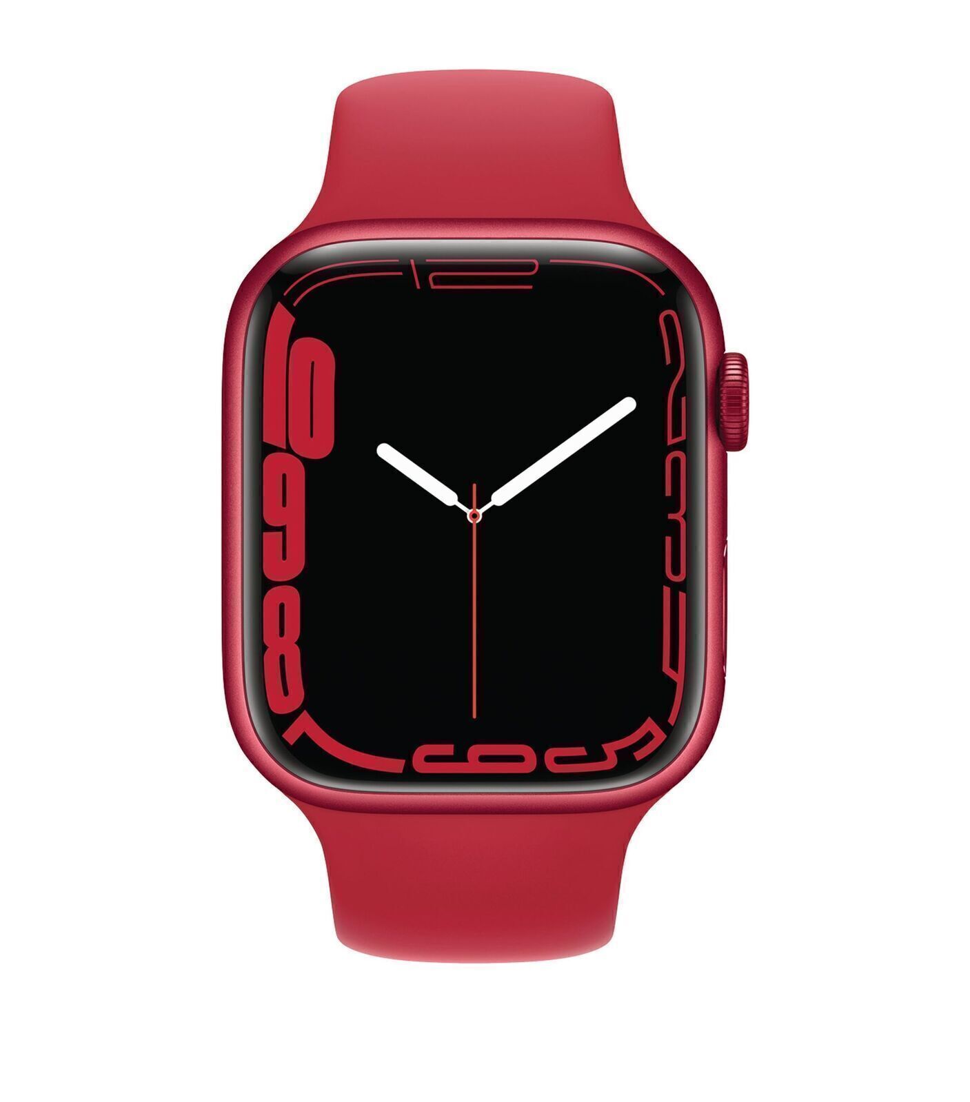 Apple Watch Series 7 GPS 45mm Red AL Case Band Excellent Grade