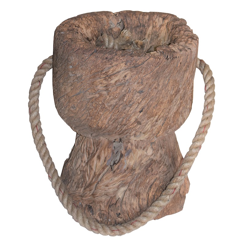 Buy Vintage Indian Spice Grinder with Jute Rope MyDeal