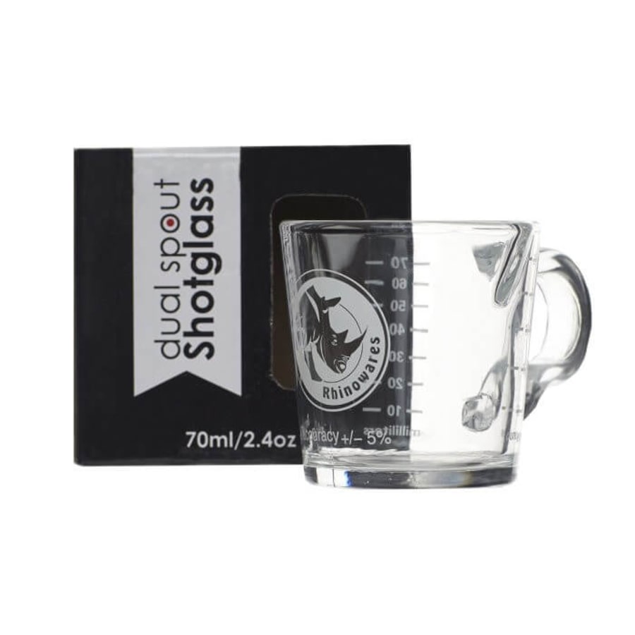 Rhinowares Coffee Shot Glass - Double Spout