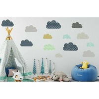 13 pcs Clouds Wall Sticker