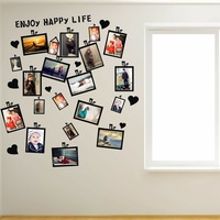 20 PCs Picture Photo Frame Set Wall Sticker