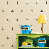 42 Pcs Anchor Pattern Removable Wall Sticker