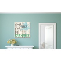 "Another Day In Paradise" Stretched Canvas Print