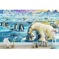 Arctic Sundown Wall Mural Paper AM17