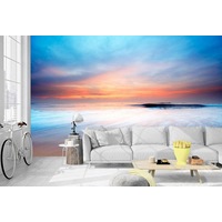 Beach Sunset Removable Wall Mural