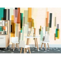 Blurred Geometric Wall Mural G9