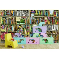 Bookshelf Wall Mural A16