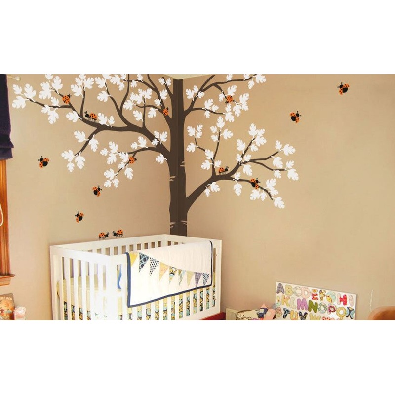 Buy Full Corner Tree Nursery Wall Stickers MyDeal