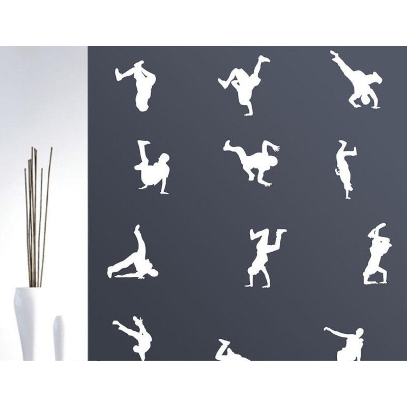 Buy Hip Hop Dance Wall Art Sticker Mydeal 3179