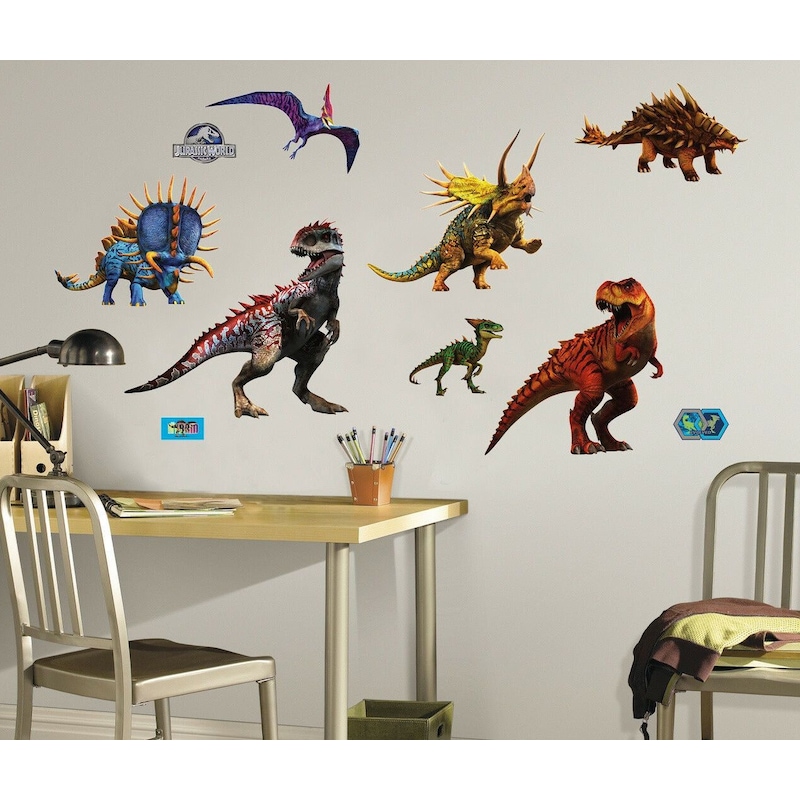 Buy Jurassic World Hybrid Dinosaur Wall Stickers - MyDeal