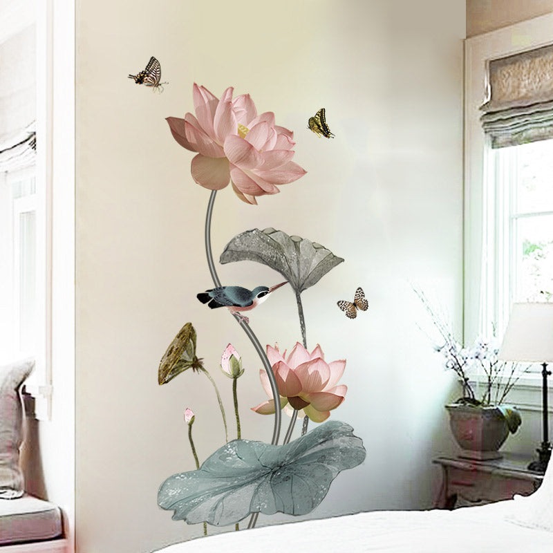 Buy Lotus Flower Wall Stickers MyDeal