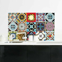Pack of 15 Tile Pattern Stickers