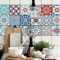 Pack of 18 Tile Pattern Stickers