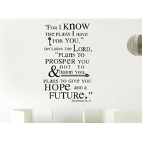 "Plans I Have" Christian Wall Art Quote