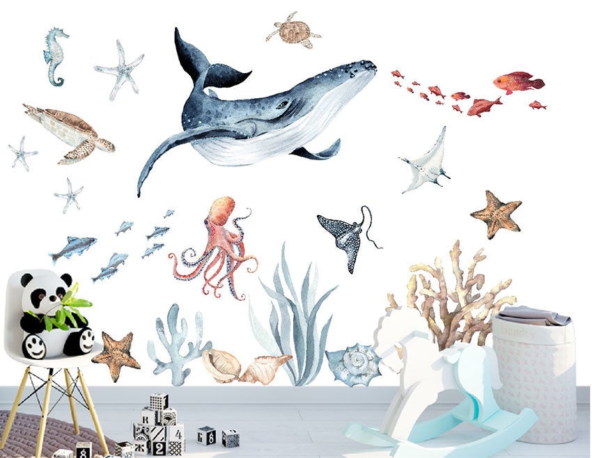 Sea Ocean Creature Animals Wall Decal
