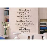 "Stand Before God" Christian Wall Art Quote
