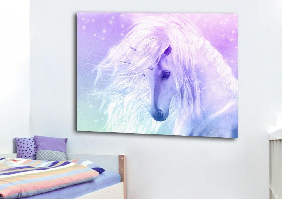 Unicorn Stretched Canvas Print