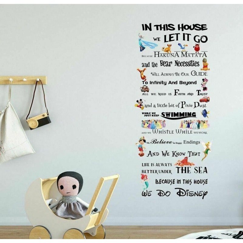 Buy "We Do Disney" Kids Wall Stickers Quote MyDeal