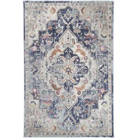Neptune Alexander Transitional Navy Multi Rug