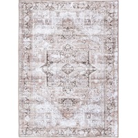Amelie Distressed Blush Machine Washable Rug