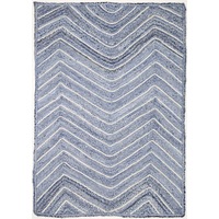 Artisan Murano Chevron Denim Jute Rug
