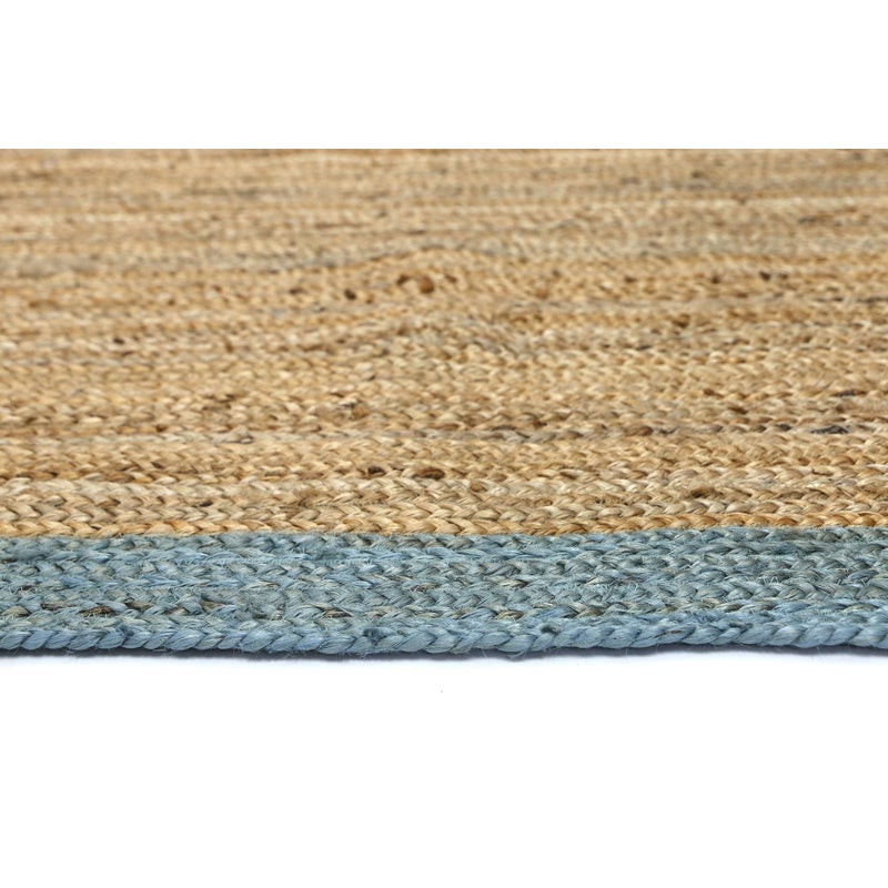 Hampton Blue Border Jute Rug Buy Jute & Sisal Rugs 1557324