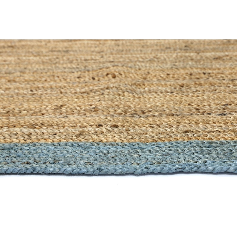 Hampton Blue Border Jute Rug | Buy Jute & Sisal Rugs - 1557324 hamptons jute rug
