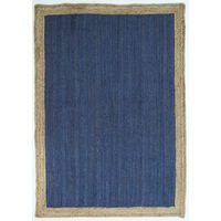 Hampton Contemporary Navy Jute Rug