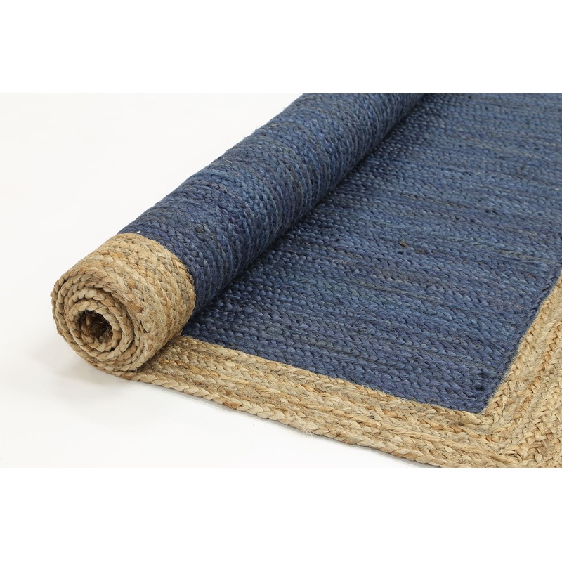 Buy Hampton Contemporary Navy Jute Rug MyDeal
