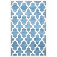 Playtime Billie Kids Blue Lattice Rug