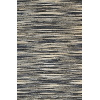 Malmo Striped Contemporary Grey Jute Rug