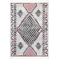 Micha Boho Contemporary Multi & Pink Rug